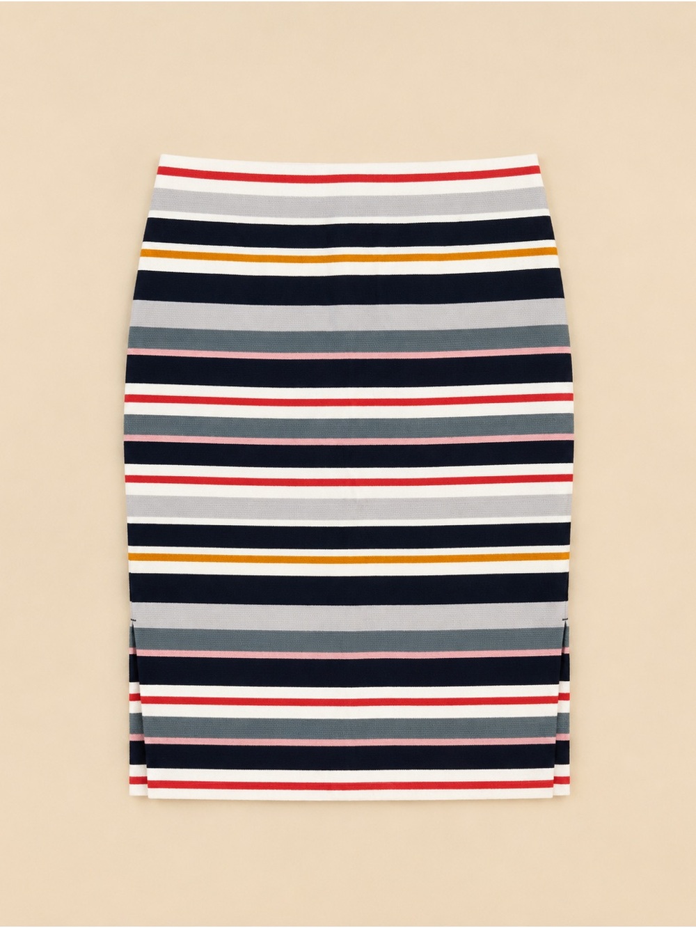 LOFT Striped Pencil Skirt